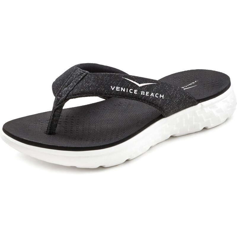 VENICE BEACH Žabky čierna melírovaná / šedobiela 56522571