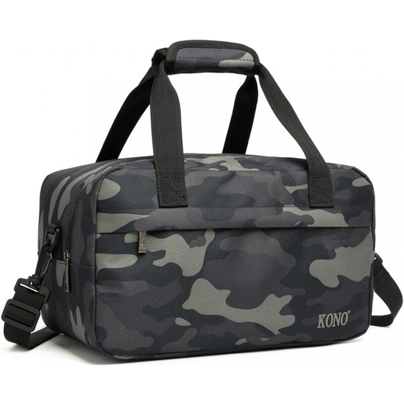 Cestovná taška KONO unisex malá maskáčová 46997645
