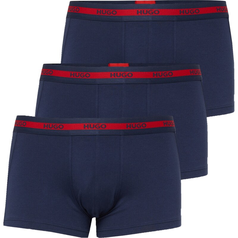 HUGO Boxerky tmavomodrá / červená / čierna 41527176
