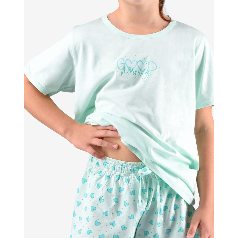 Dievčenské pyžamo Gina modré (29007-LYMMMZ) 140