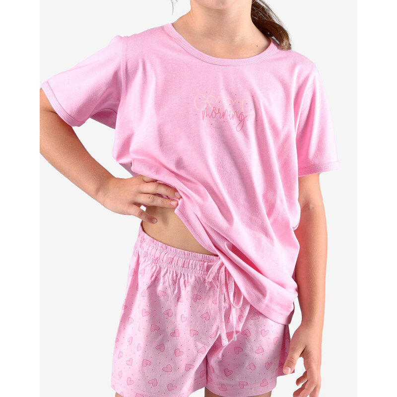 Dievčenské pyžamo Gina ružové (29007-MBRLBR) 152