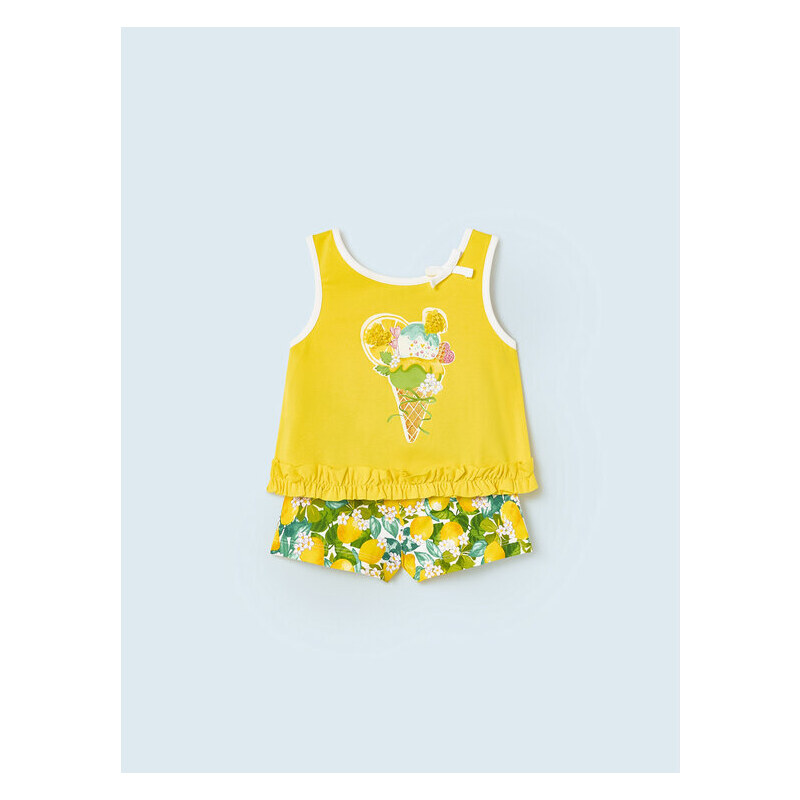 Súprava top a látkové šortky Mayoral 41543958