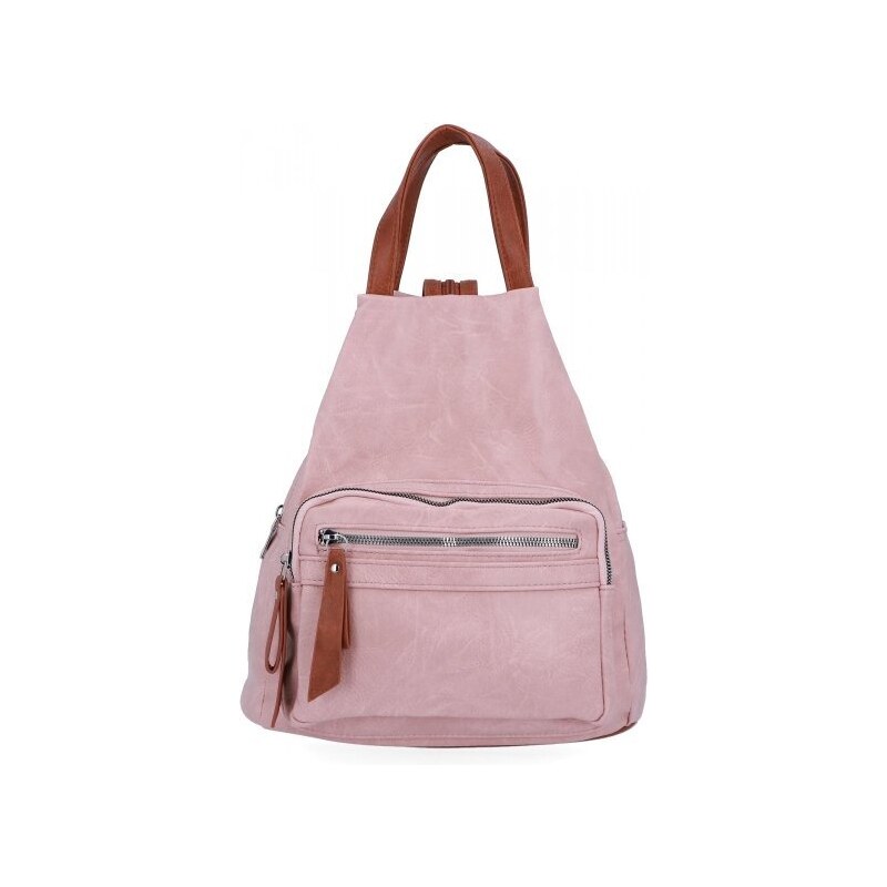 Dámská kabelka batôžtek Herisson púdrová ružová 1502H308 41548607