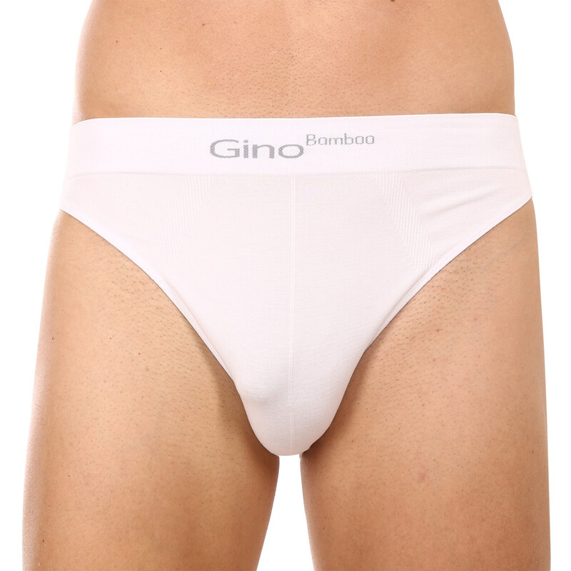 Pánske slipy Gino bambusové biele (50003) 3966368