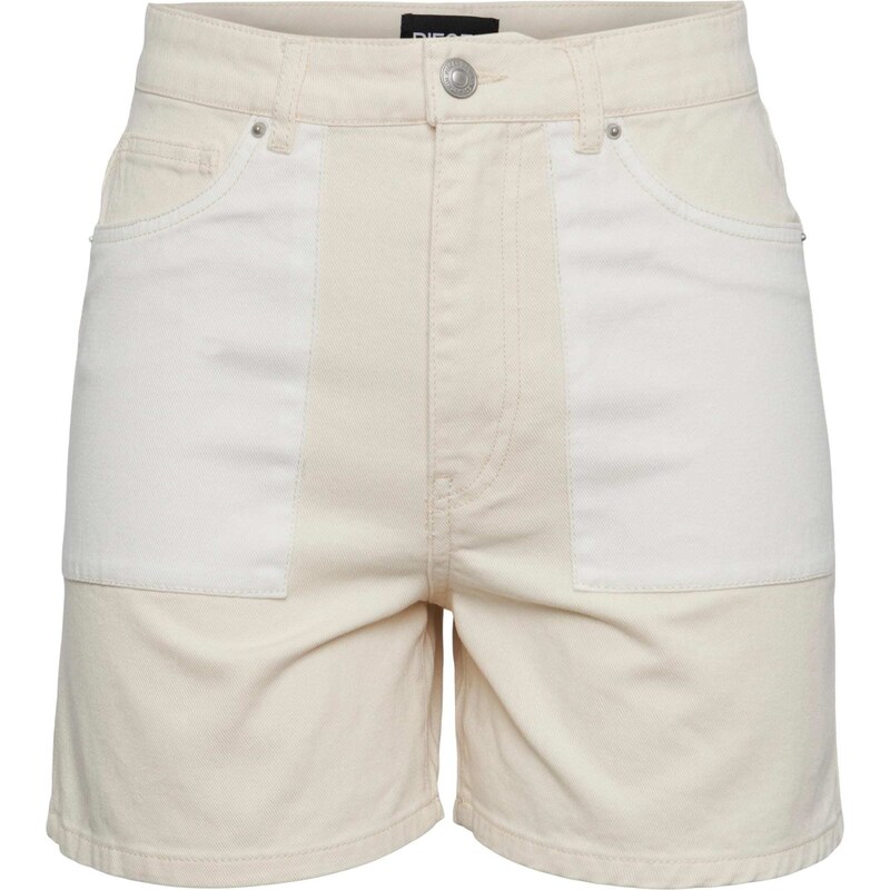 PIECES Džínsy KAJA béžová / biela 42026523