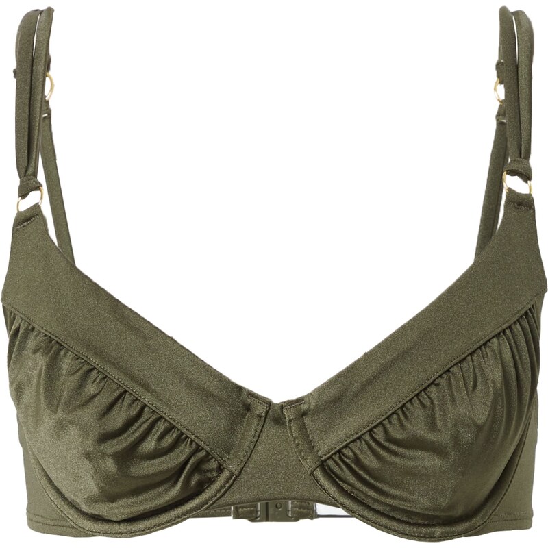 Hunkemöller Bikinový top Crete olivová 41593118