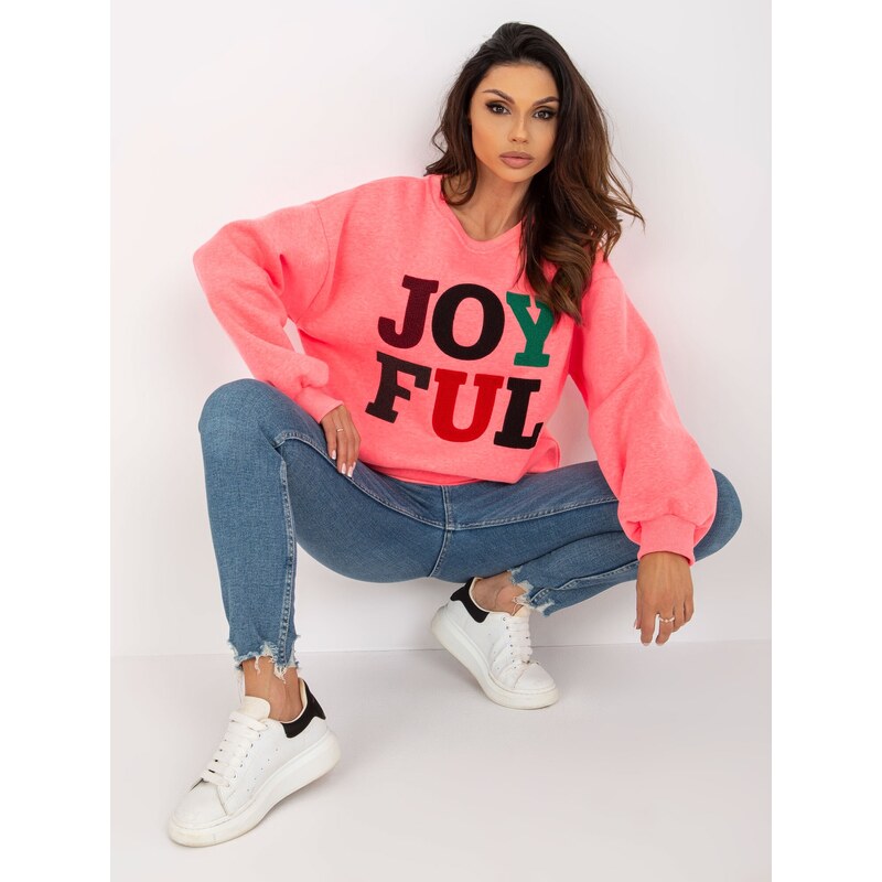 My Red Lips Sweatshirt-EM-BL-617-5.00X-fluo pink 64787643