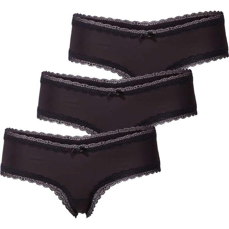 Hunkemöller Tangá London čierna 58519094