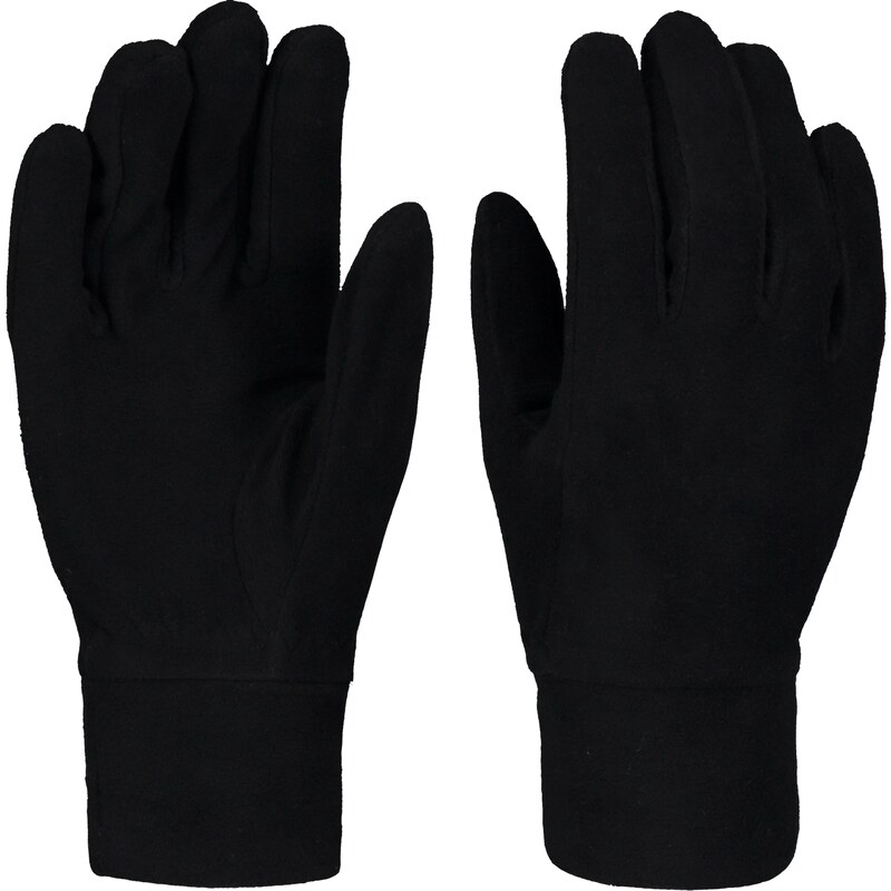 Nordblanc Čierne detské fleecové rukavice GRAND