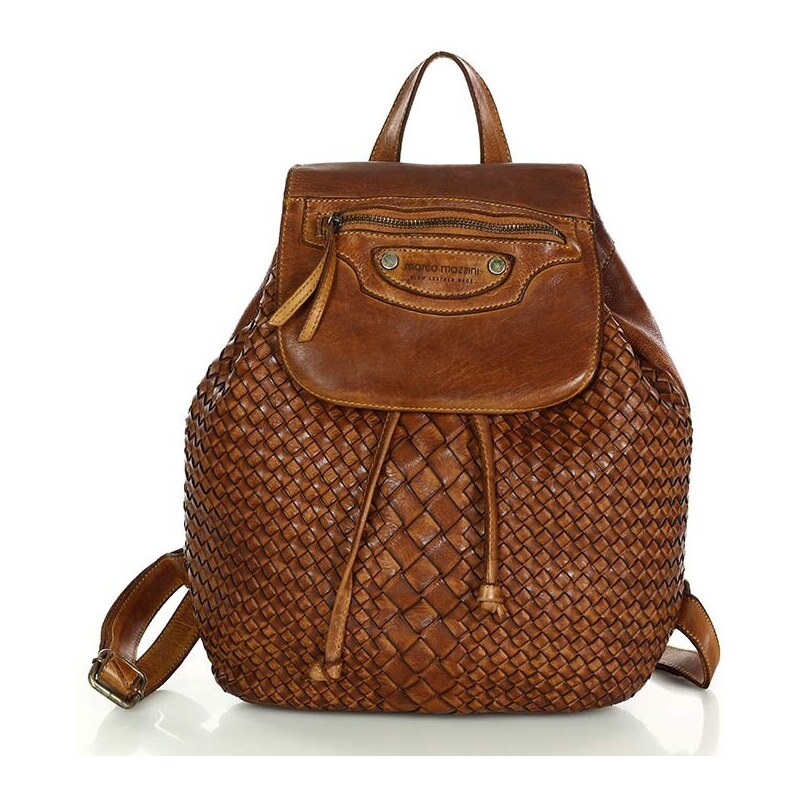 Marco Mazzini handmade MARCO MAZZINI Dámsky kožený batoh | koňak VS13b 46885067