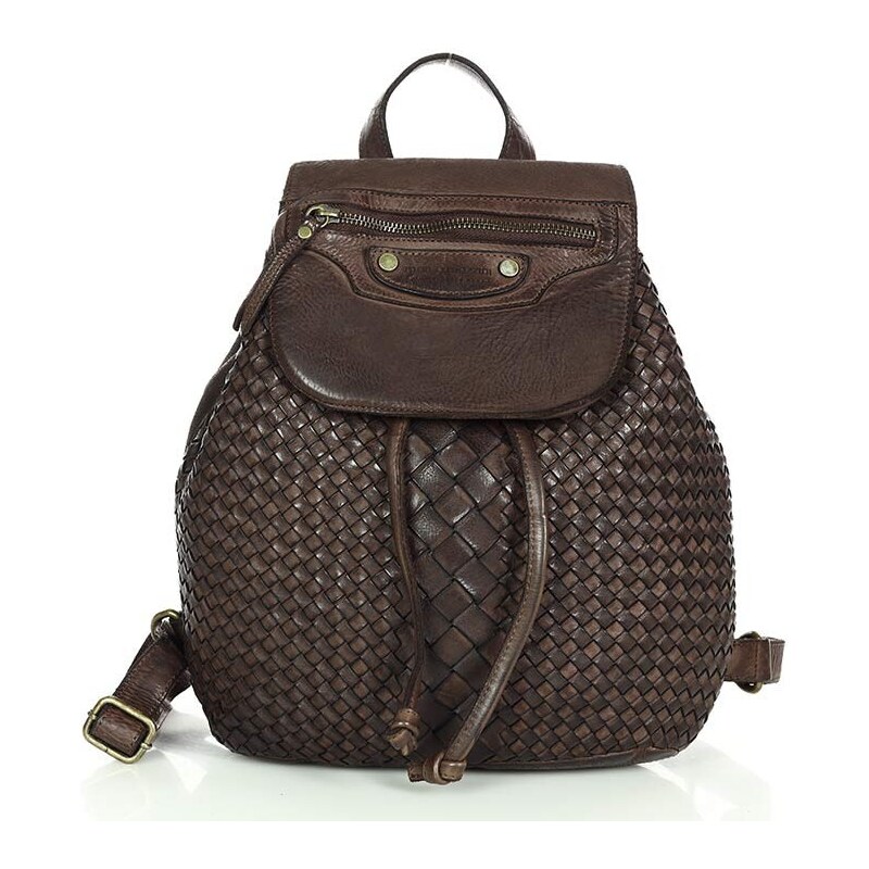 Marco Mazzini handmade MARCO MAZZINI Dámsky kožený batoh | hnedá VS13c 41605243