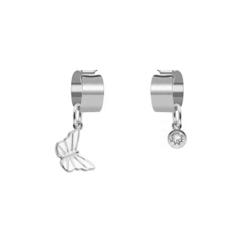 SWAROVSKI Elements Swarovski e. set dvoch záušníc s motýlom Miss 41607940