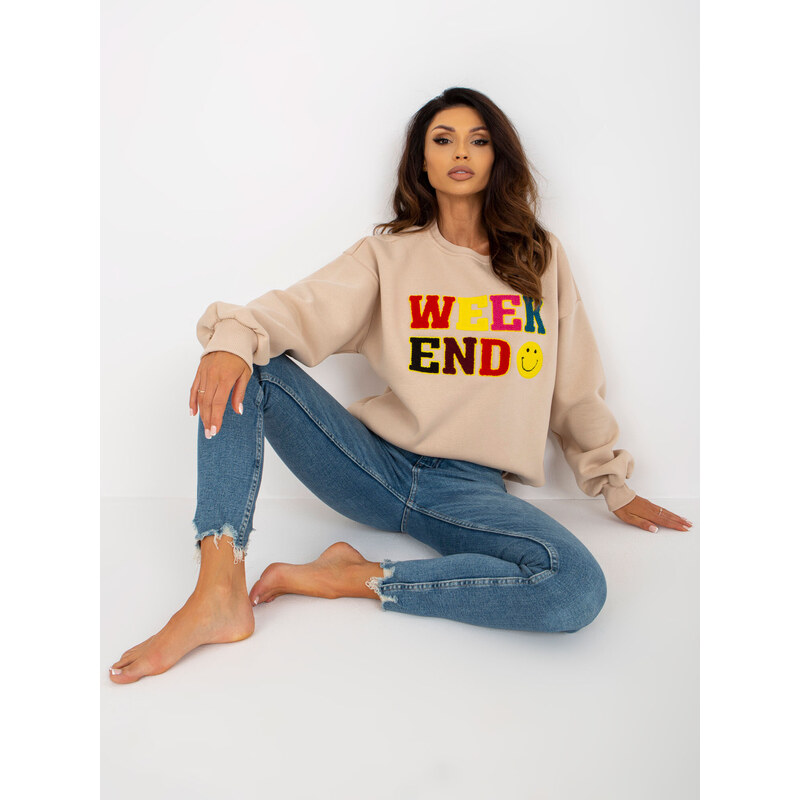 My Red Lips Sweatshirt-EM-BL-617-6.30X-beige 64788075