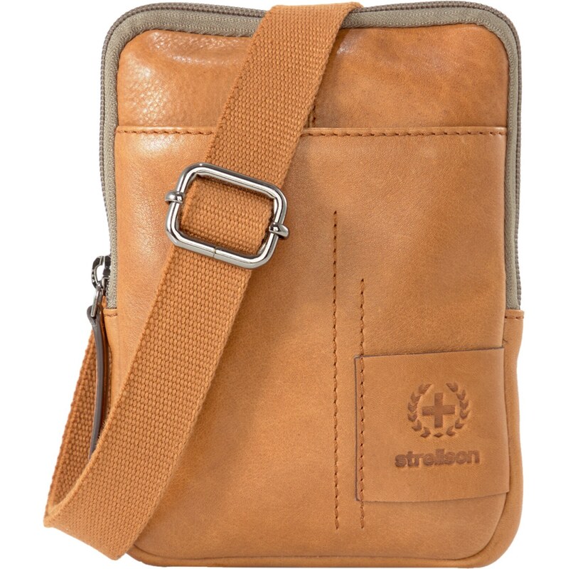 STRELLSON Taška cez rameno Hyde Park hnedá / sivá 66886494