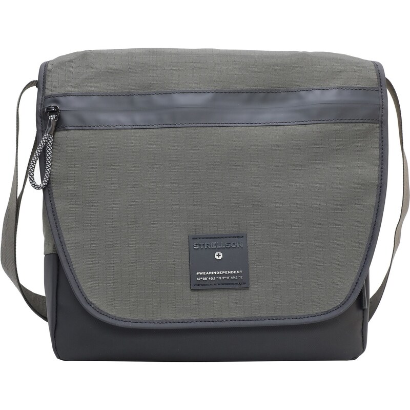 STRELLSON Taška cez rameno Northwood Rs Dorian kaki / olivová / čierna 66886509