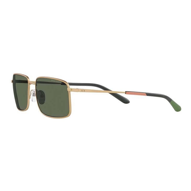 Slnečné okuliare Armani Exchange pánske, béžová farba