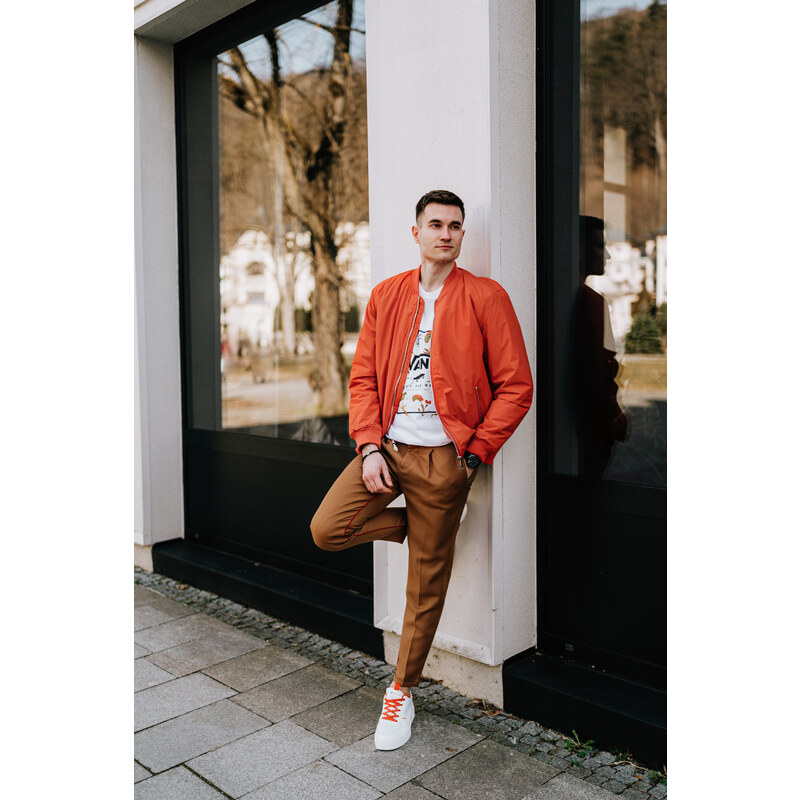 Pánske nohavice Celio Brown 50547098