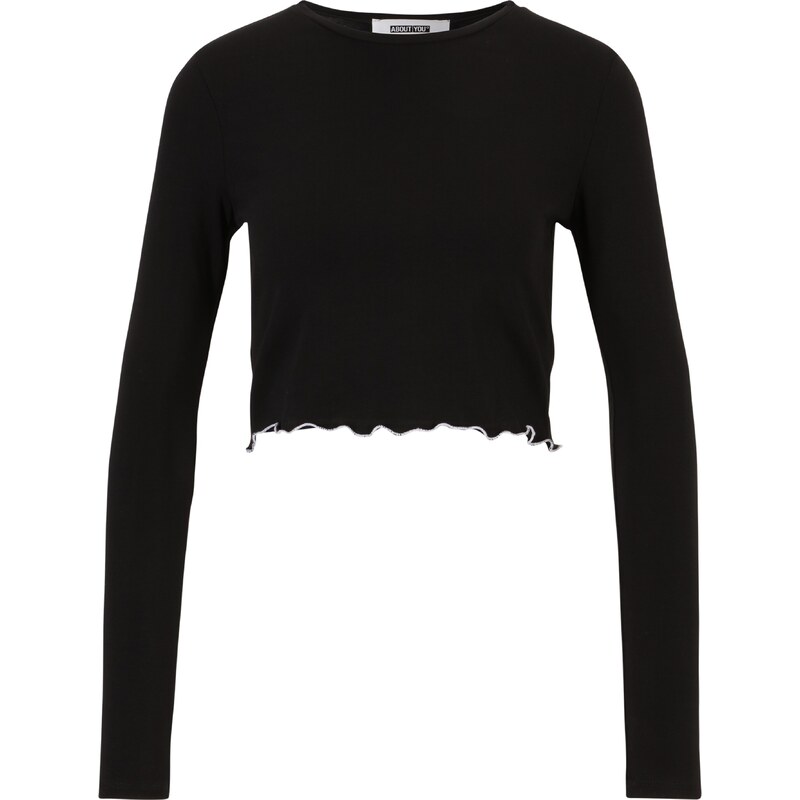 ABOUT YOU x Chiara Biasi Tričko Jule čierna / biela 42822913