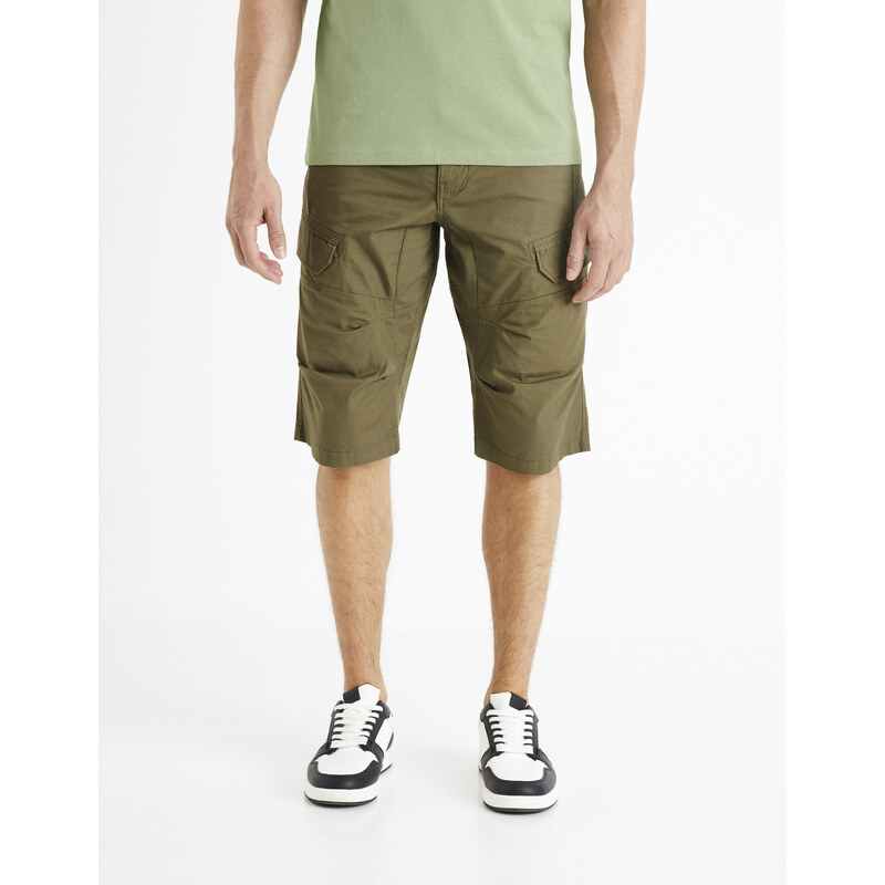 Kaki pánske kraťasy Celio Bocourtbm1 50573364