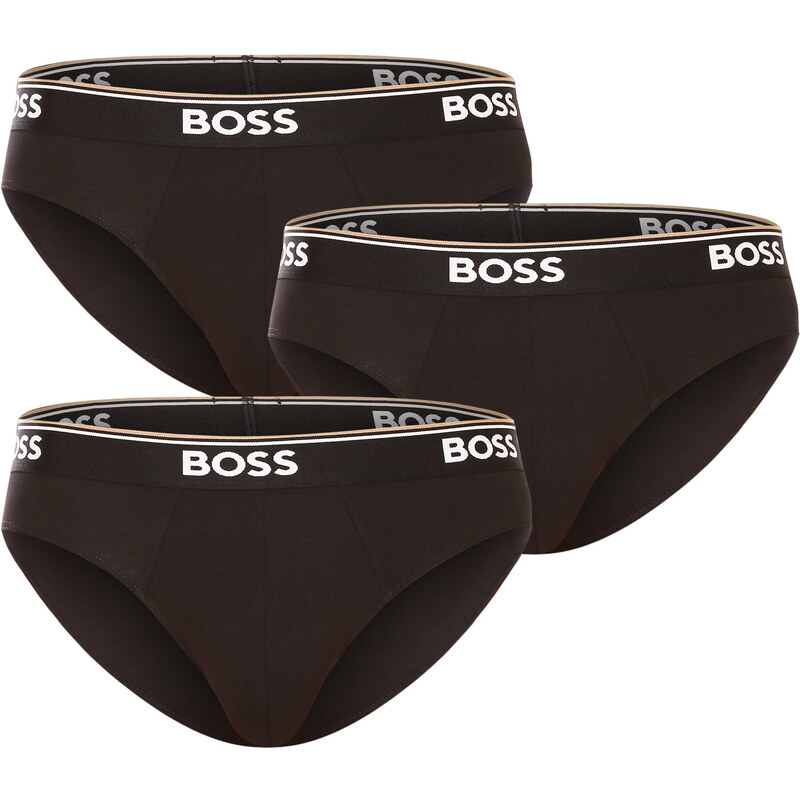 3PACK pánske slipy BOSS čierné (50475273 001) 41218963