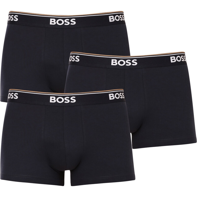 3PACK pánske boxerky BOSS tmavo modré (50475274 480) 41218973