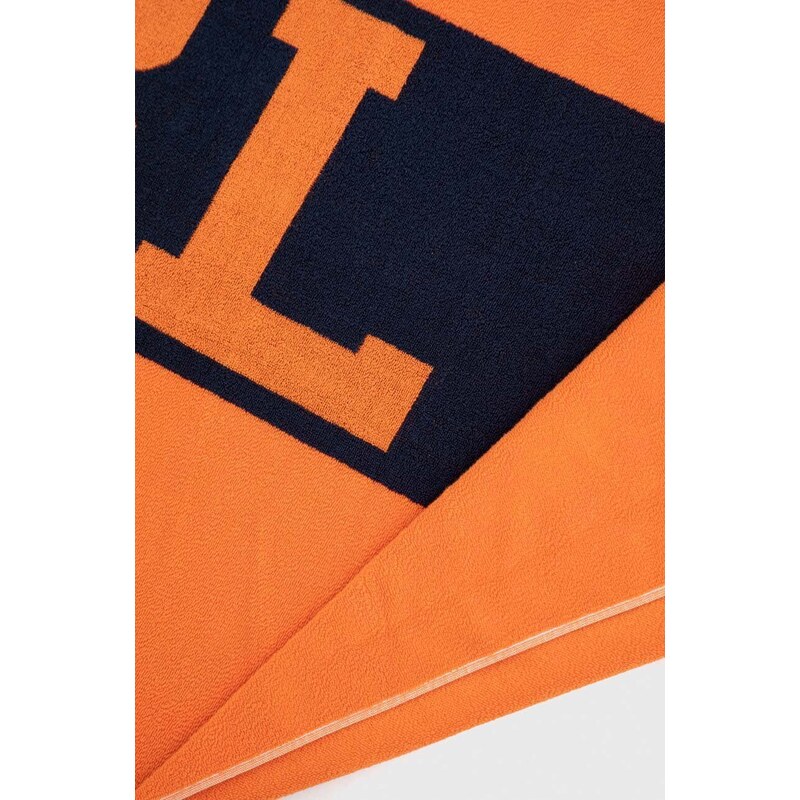 Bavlnený uterák Ralph Lauren oranžová farba
