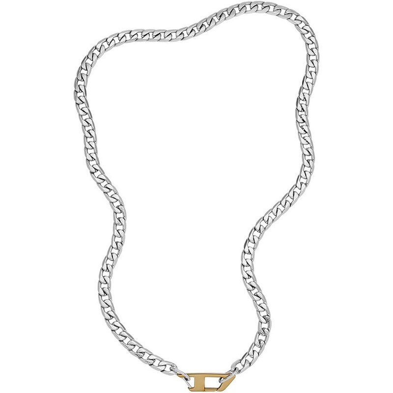 Diesel Nadčasový oceľový bicolor náhrdelník DX1343040 66582668