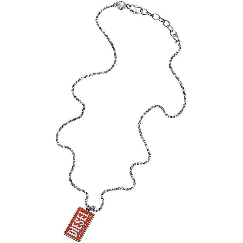 Diesel Originálny oceľový náhrdelník Dogtags DX1368040 66593671