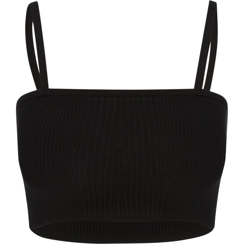 ABOUT YOU x Chiara Biasi Vyšívaný top Nala čierna 54249053