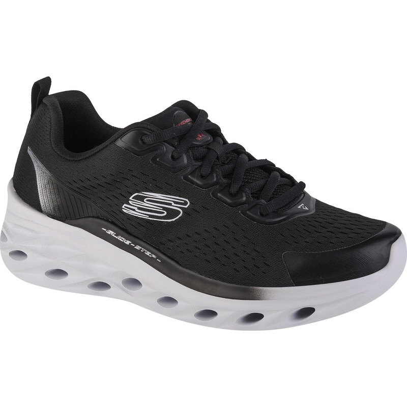 Čierne pánske tenisky Skechers Glide Step Swift - Frayment 232634-BKW 41701646