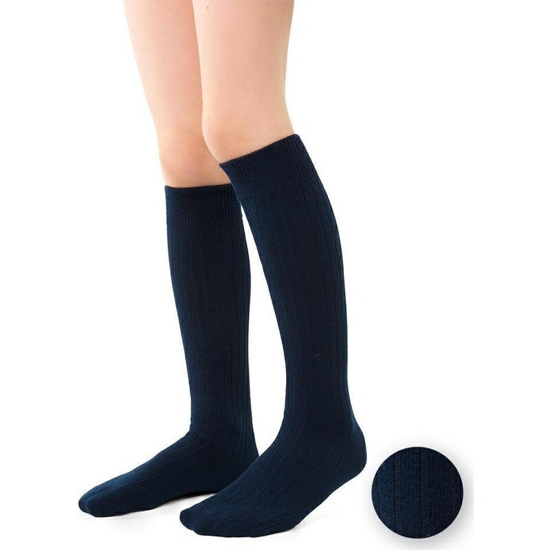 STEVEN Podkolienky pre dievčatá Art. 072 YJ009 NAVY BLUE 41702838