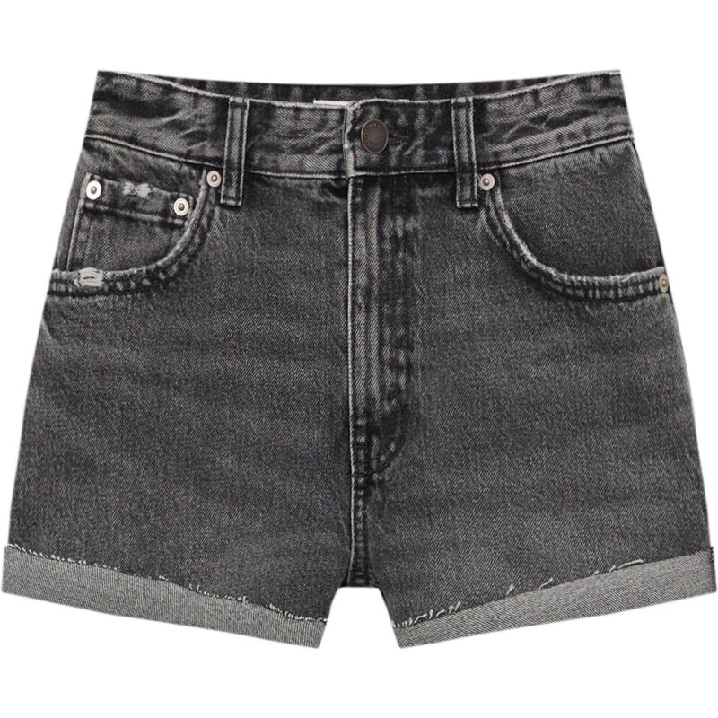 Pull&Bear Džínsy sivý denim 41799576