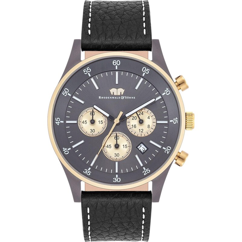 Rhodenwald & Söhne Analógové hodinky zlatá žltá / čierna 67902568