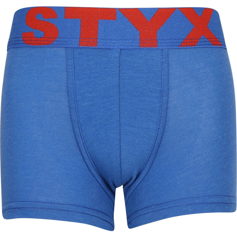 Detské boxerky Styx športová guma modré (GJ967) 4-5 let 66060665
