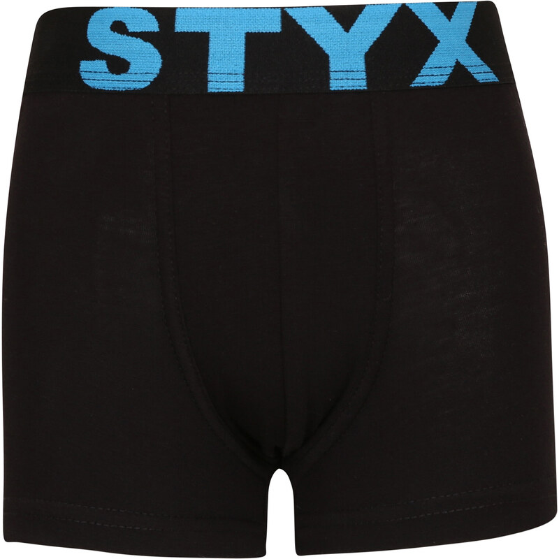 Detské boxerky Styx športová guma čierne (GJ961) 6-8 let 67003970