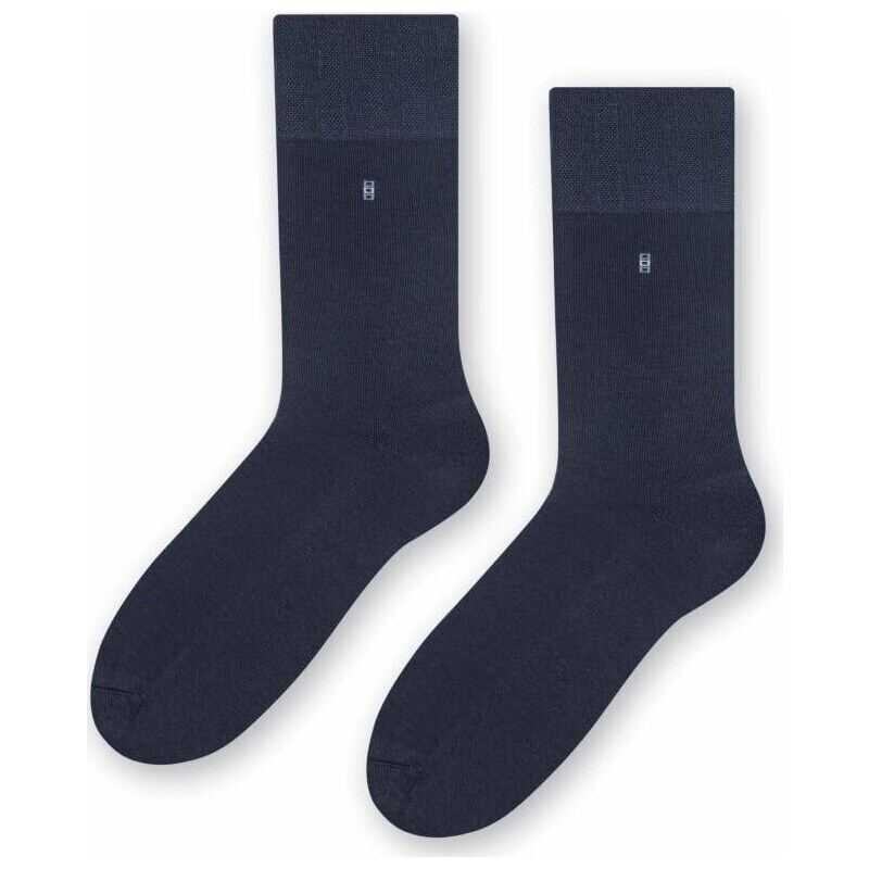 STEVEN Tmavomodré pánske ponožky Art. 003 HD001, DENIM 42006201