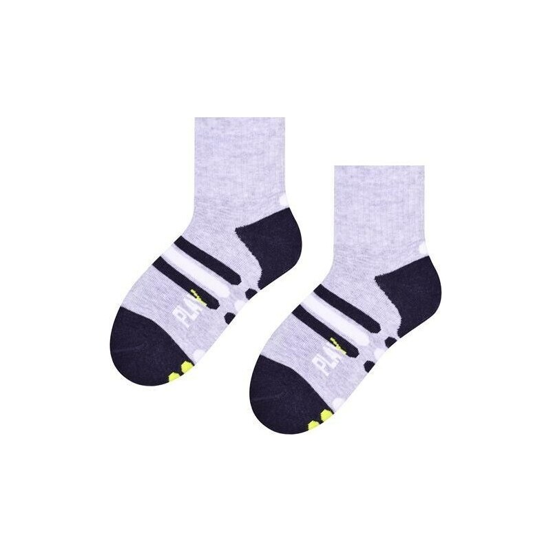 STEVEN Sivo-modré chlapčenské ponožky Art. 014 CF273, GREY 42006222