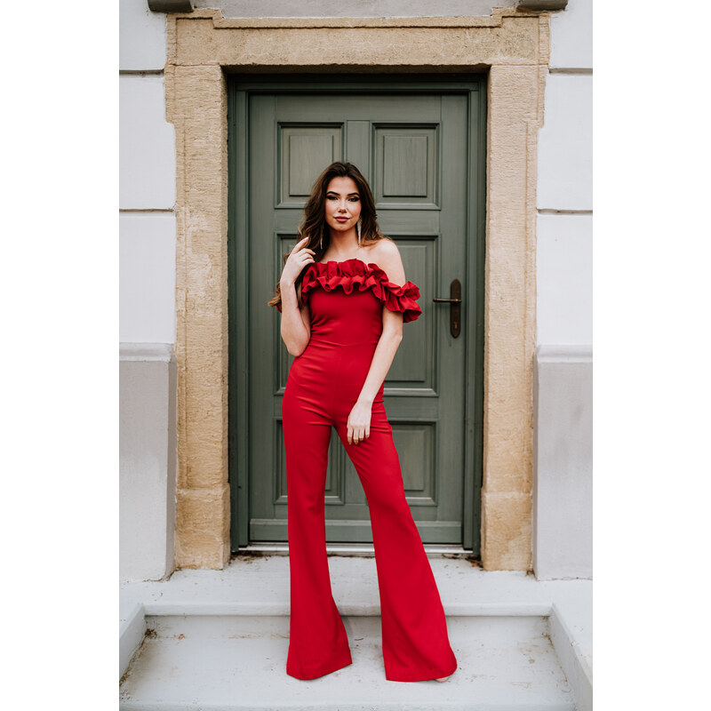 Trendyol Red Woven Overalls