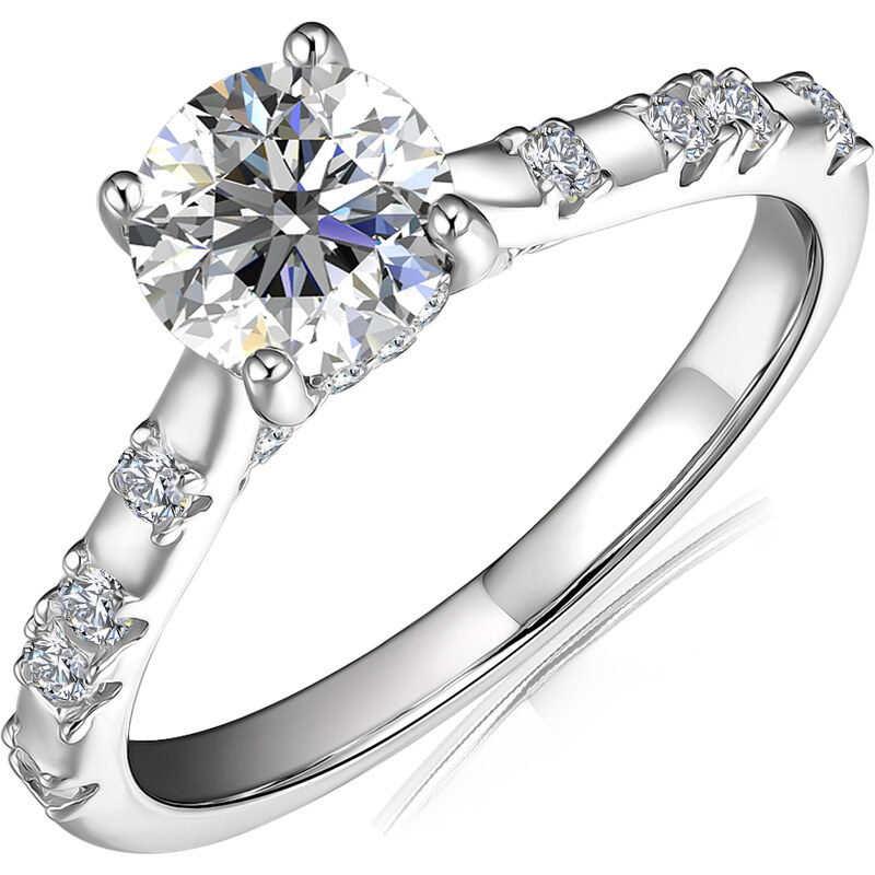 Royal Fashion stříbrný pozlacený prsten MR104 47500327