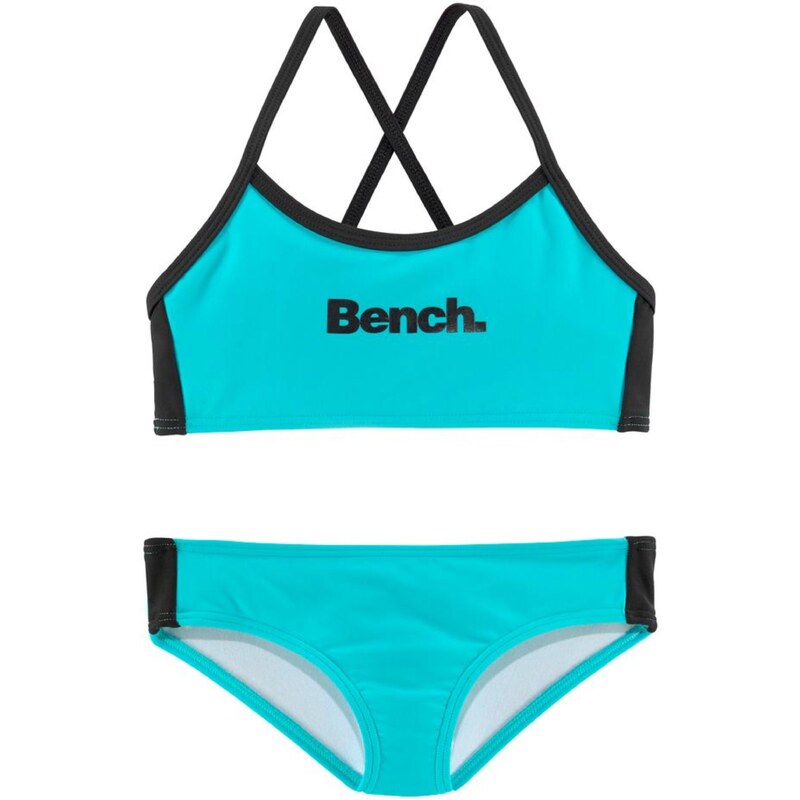 BENCH Bikiny tyrkysová / čierna 54382009