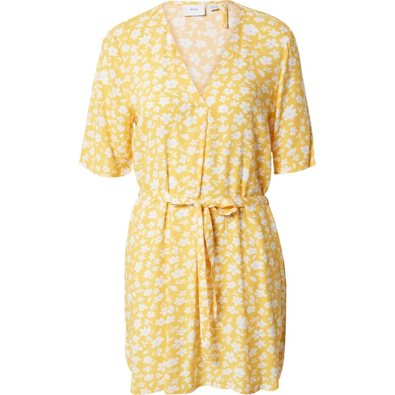 VILA Tunika CELINA azúrová / svetlomodrá / žltá 56124855