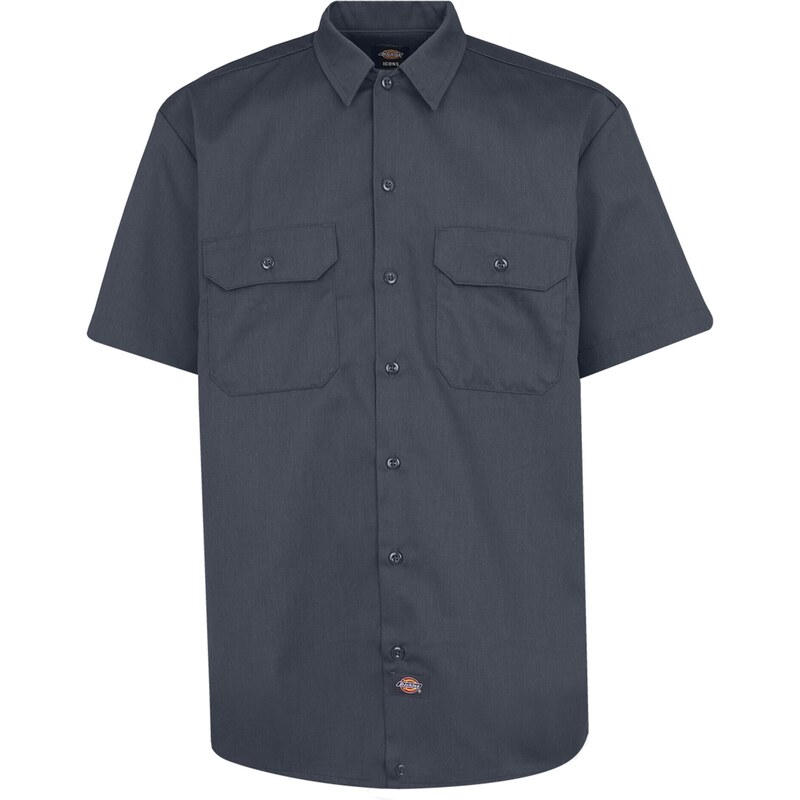 DICKIES Košeľa work shirt modrá / žltá / tmavosivá / červená 58302217