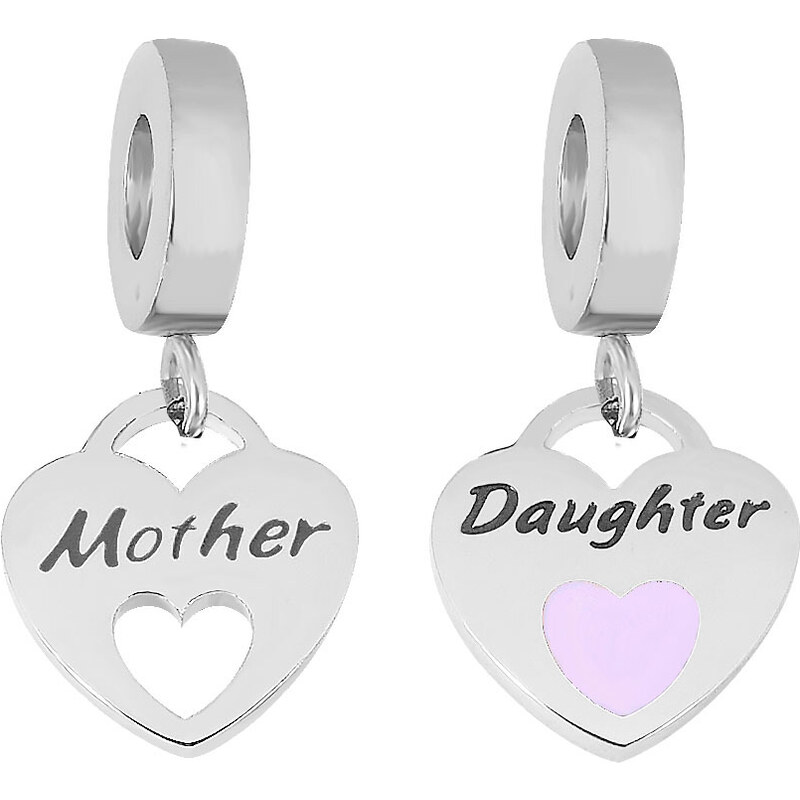 Lindas Jewelry Prívesok na náramok Matka & Dcéra chirurgická oceľ 64287045