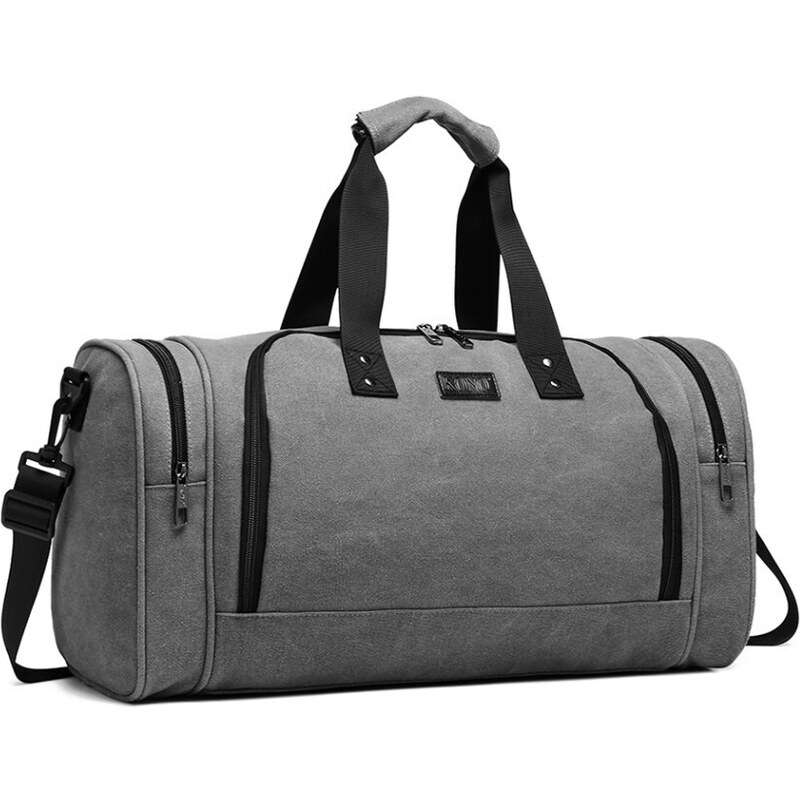Kono Športová taška Canvas bagel - šedá, 29l 42100236