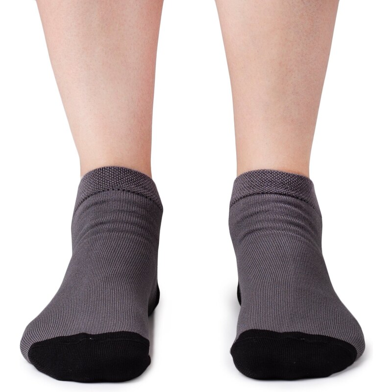 Vlnka 2 páry bambusových členkových ponožiek mix 18242371