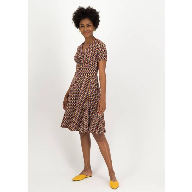 BLUTSGESCHWISTER SHALALA TRALALA vzorované ŠATY 42105060