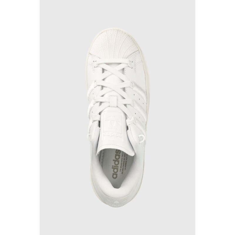 Kožené tenisky adidas Originals Superstar Bonega biela farba