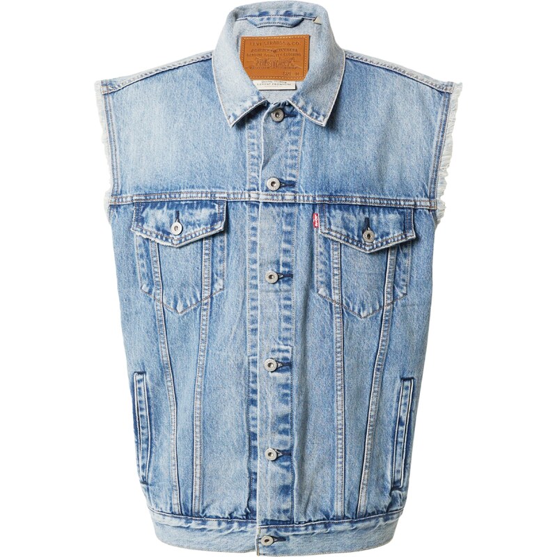 LEVIS Vesta Relaxed Trucker Vest modrá denim 42777386