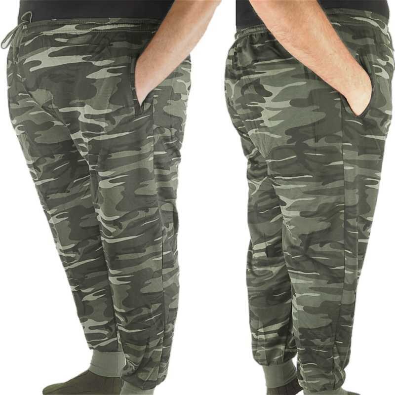 Tepláky nadmerná veľkosť Zateplené maskáčové 29816010