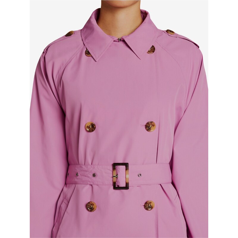 Light purple Geox womens trench coat - Ladies